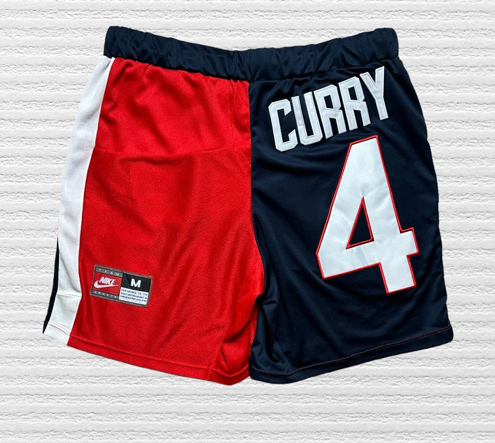 Steph Curry Team USA Basketball Cut & Sew Jersey Shorts (L)