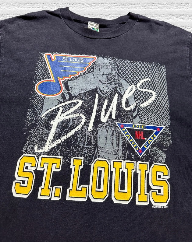 Vintage 1991 St. Louis Blues Graphic Tee (L)