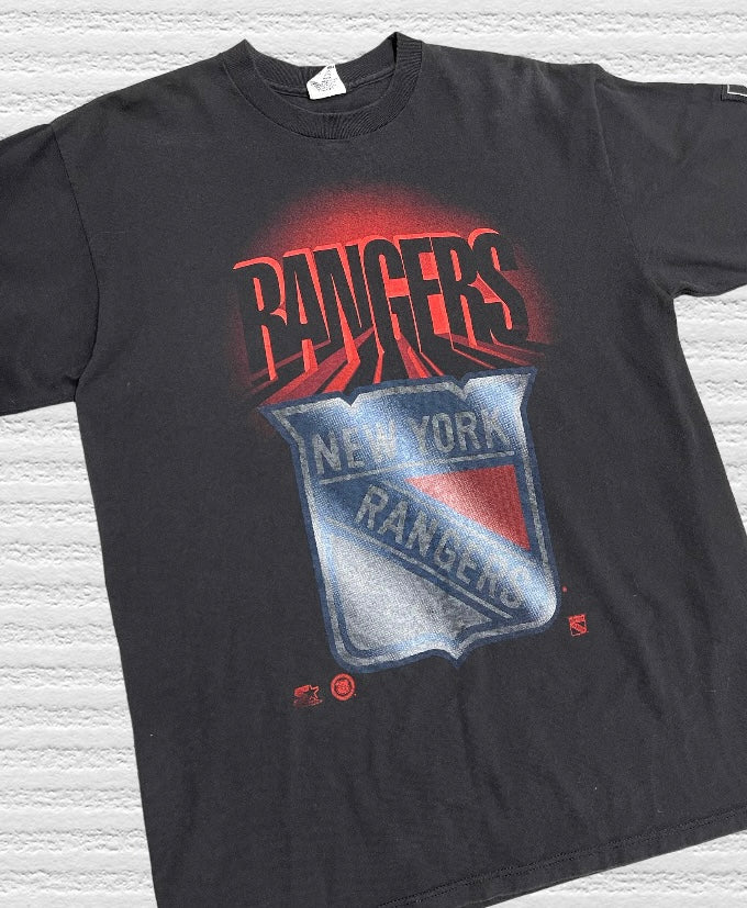 Vintage New York Rangers 90s Starter T-Shirt (L)