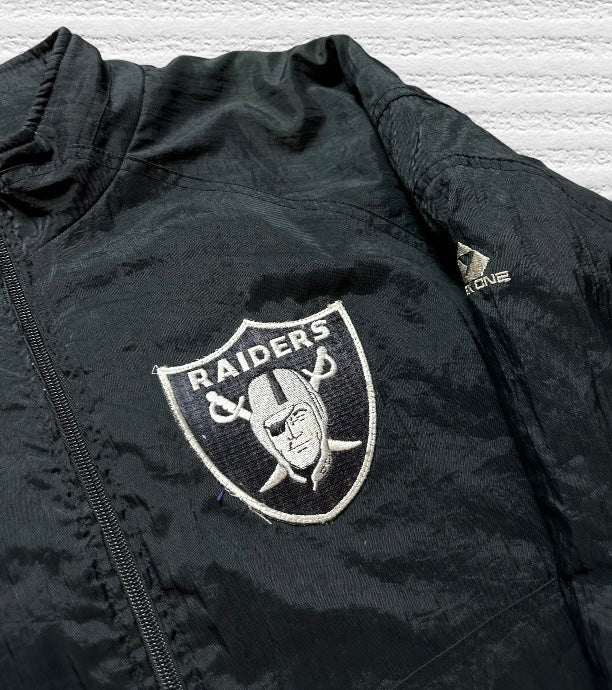 Vintage 90s Apex One Oakland Raiders Jacket (XL)