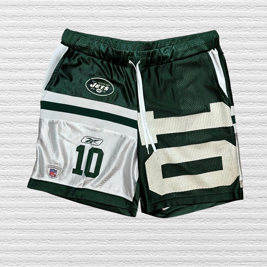 New York Jets Reworked Jersey Shorts Size XL