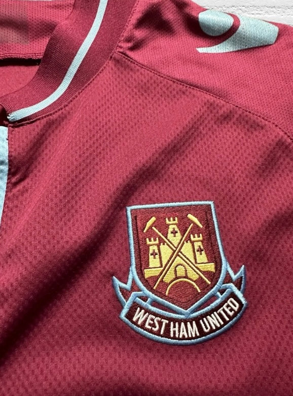 West Ham United  2012-13 Home Soccer / Football Jersey by Macron Size 2XL