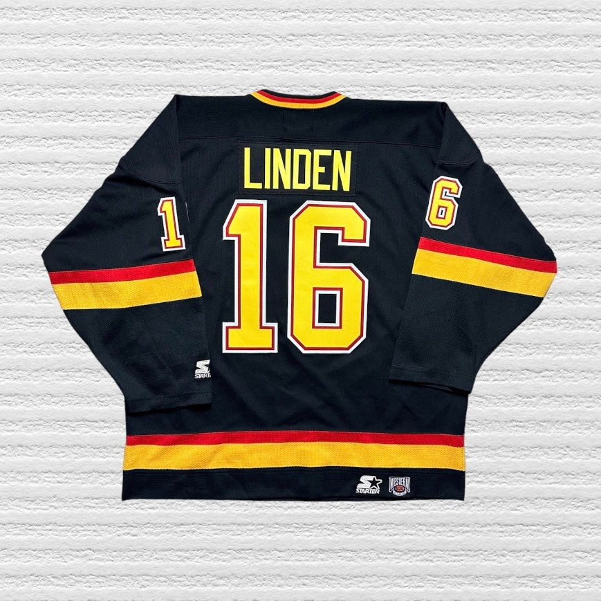 Trevor Linden Vancouver Canucks Vintage 90s Starter Jersey (2XL)