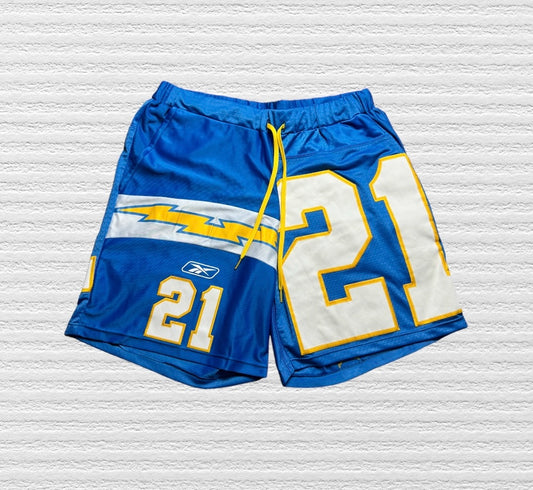 Los Angeles / San Diego Chargers Reworked Jersey Shorts Size L