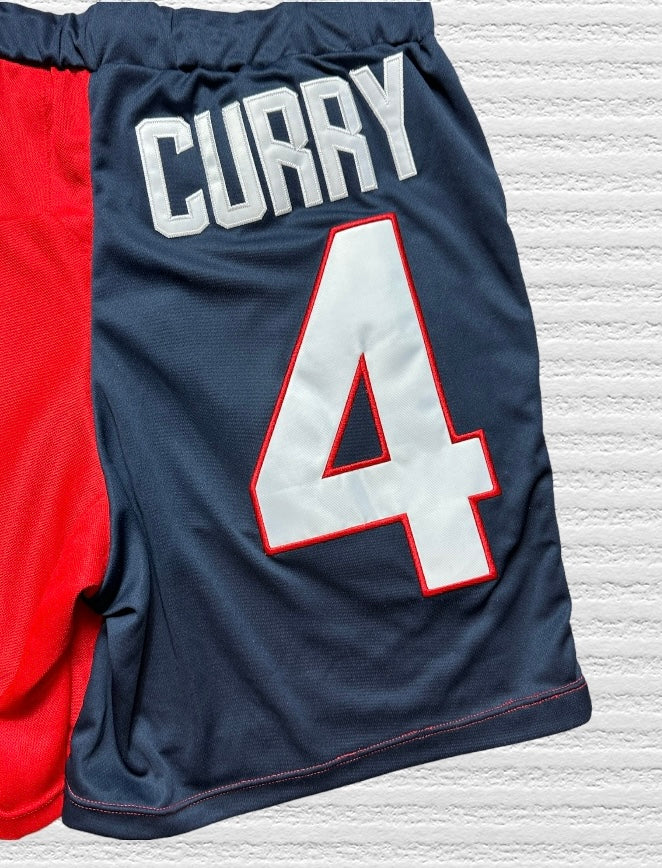 Steph Curry Team USA Basketball Cut & Sew Jersey Shorts (L)