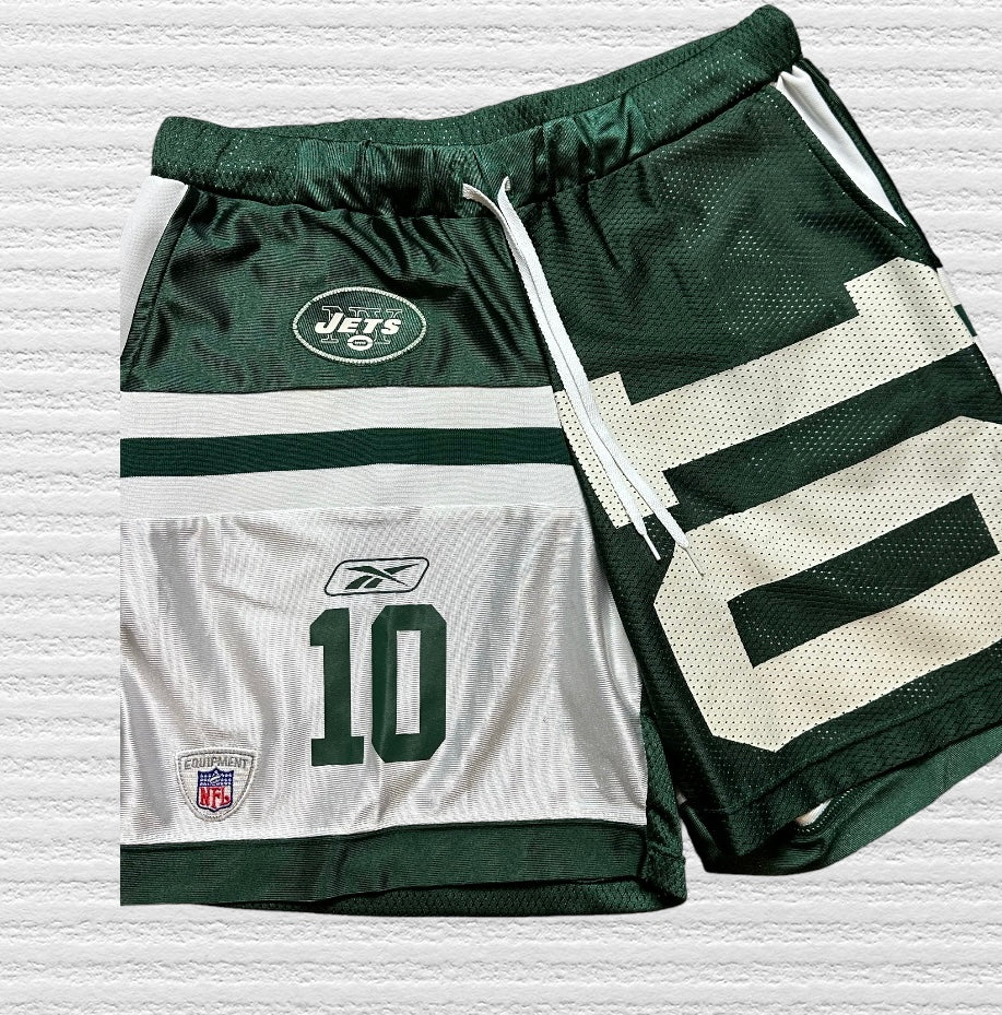 New York Jets Reworked Jersey Shorts Size XL