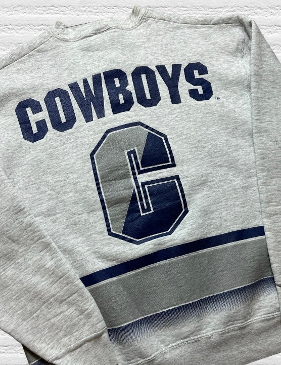 Vintage 1994 Dallas Cowboys Salem Sports 2-Sided Crewneck Sweater (L)