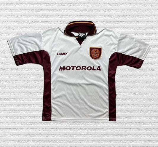 Motherwell FC 1996-98 Soccer/Football Jersey by Pony Size Medium