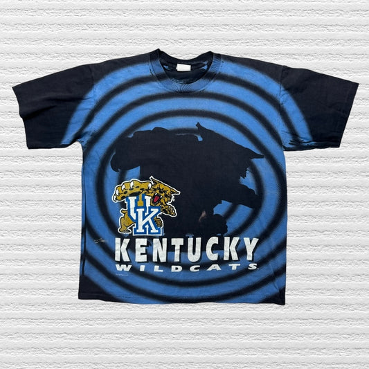 Kentucky Wildcats Vintage Shadow Print T-Shirt Fits Large