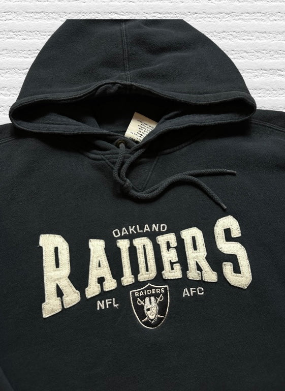 Vintage 90s Oakland Raiders Hoodie by Lee Sport (XL)