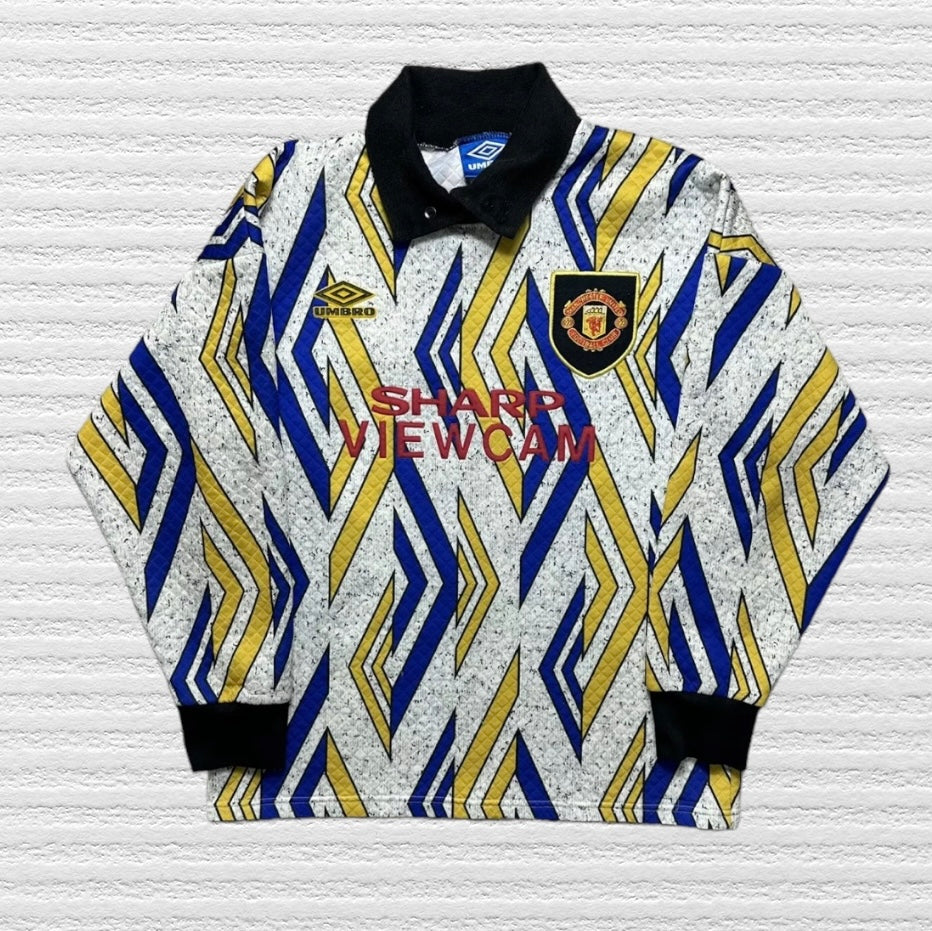 Manchester United 1993-1995 Away Soccer / Football Goalkeeper Jersey  by Umbro Size Medium