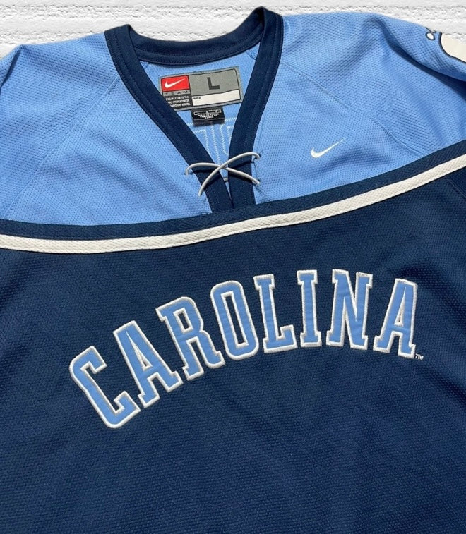 UNC Michael Jordan Nike Custom Vintage Hockey Jersey (L)