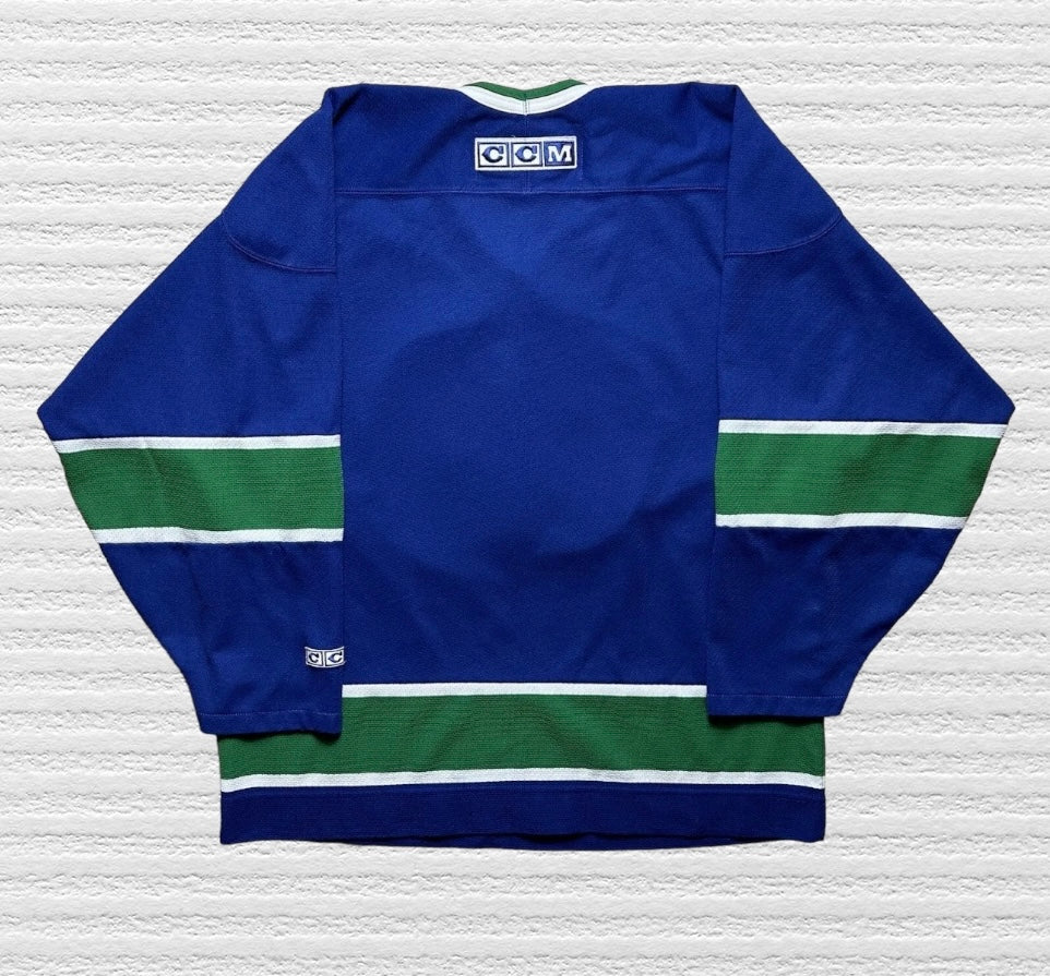 Vancouver Canucks CCM Stick in Rink Jersey Size (L)