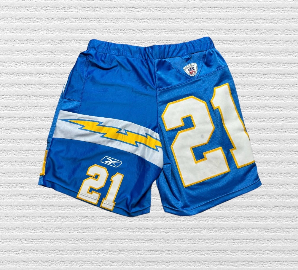 Los Angeles / San Diego Chargers Reworked Jersey Shorts Size L