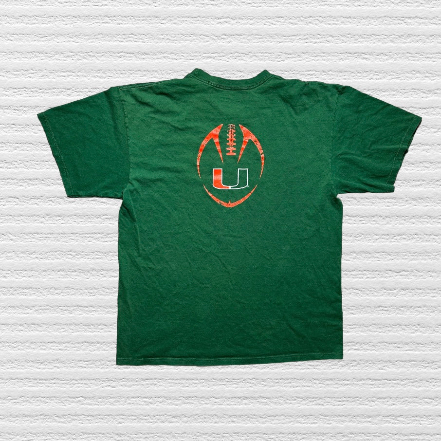 University of Miami Football Vintage Nike T-Shirt (L)