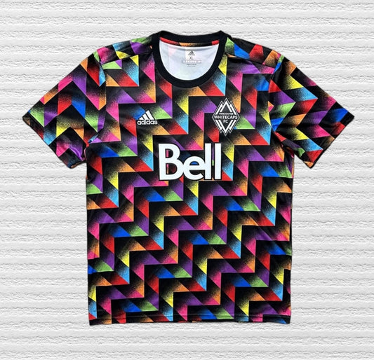 Vancouver Whitecaps 2021-22  Football / Soccer Jersey Pride Size Mens Size XL