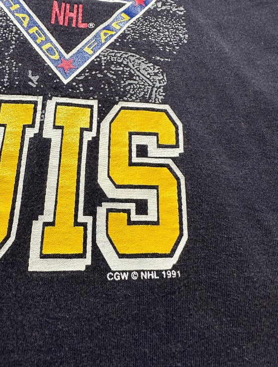 Vintage 1991 St. Louis Blues Graphic Tee (L)