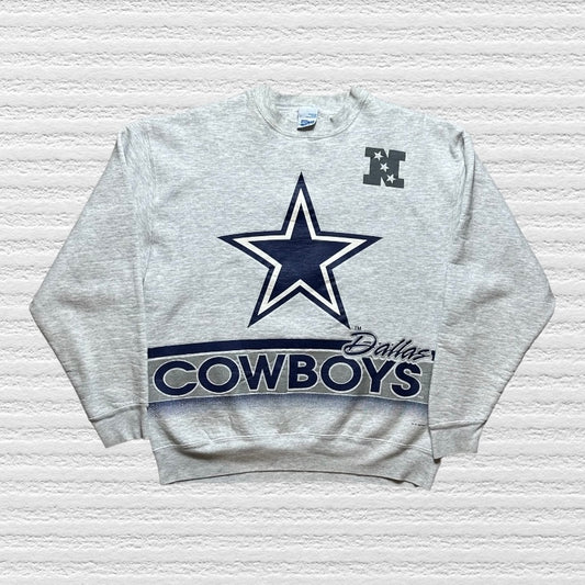 Vintage 1994 Dallas Cowboys Salem Sports 2-Sided Crewneck Sweater (L)