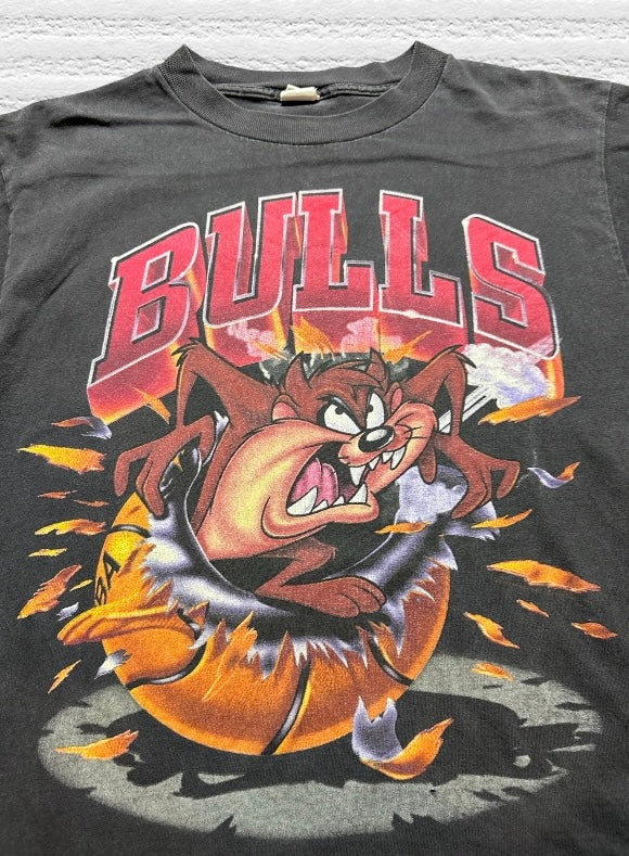 Chicago Bulls Tazmanian Devil Vintage 90s T-shirt Fits (M)