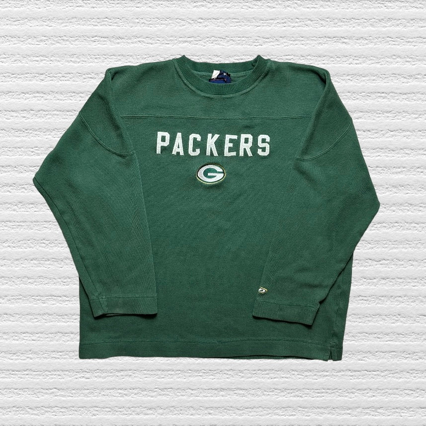 Vintage Green Bay Packers 90s Pro Player Crewneck Sweater (L)