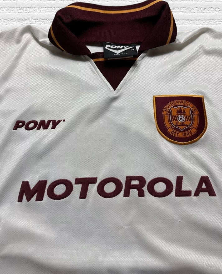 Motherwell FC 1996-98 Soccer/Football Jersey by Pony Size Medium