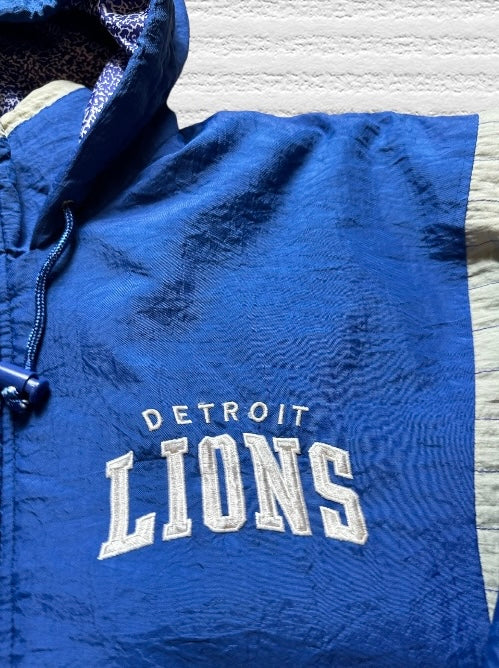 Vintage Detroit Lions Zip Up Starter Jacket 90s (XL)