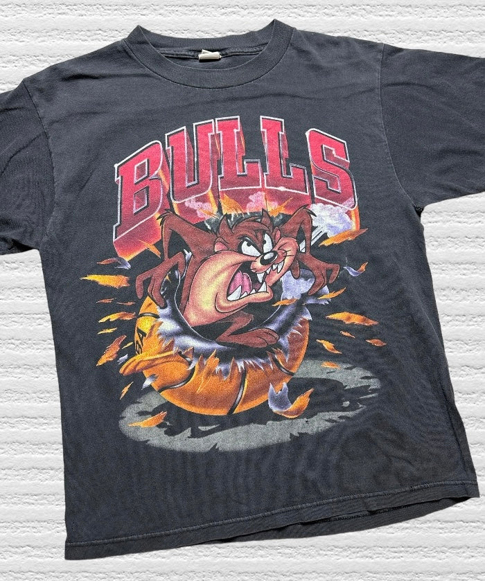 Chicago Bulls Tazmanian Devil Vintage 90s T-shirt Fits (M)