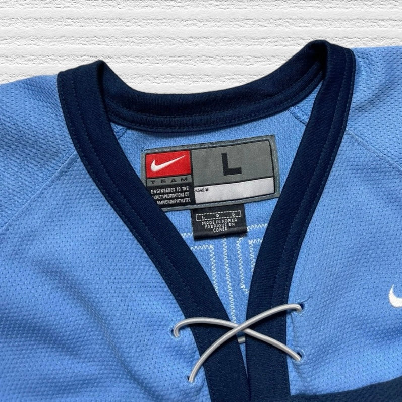 UNC Michael Jordan Nike Custom Vintage Hockey Jersey (L)