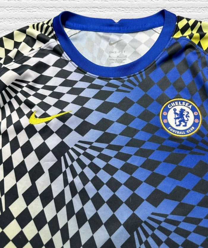 Chelsea 2021-22 Pre Match Soccer/Football Jersey by Nike Size Medium