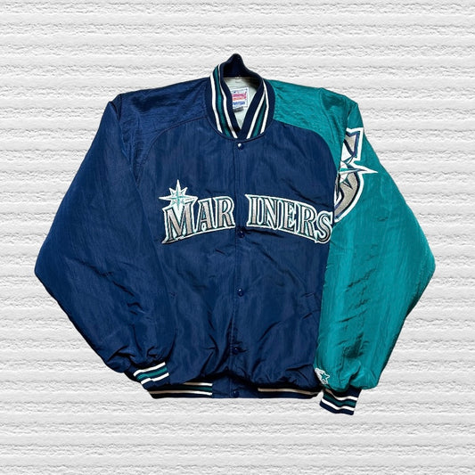 Seattle Mariners Vintage Starter Diamond Collection Jacket Size (XL) [A]