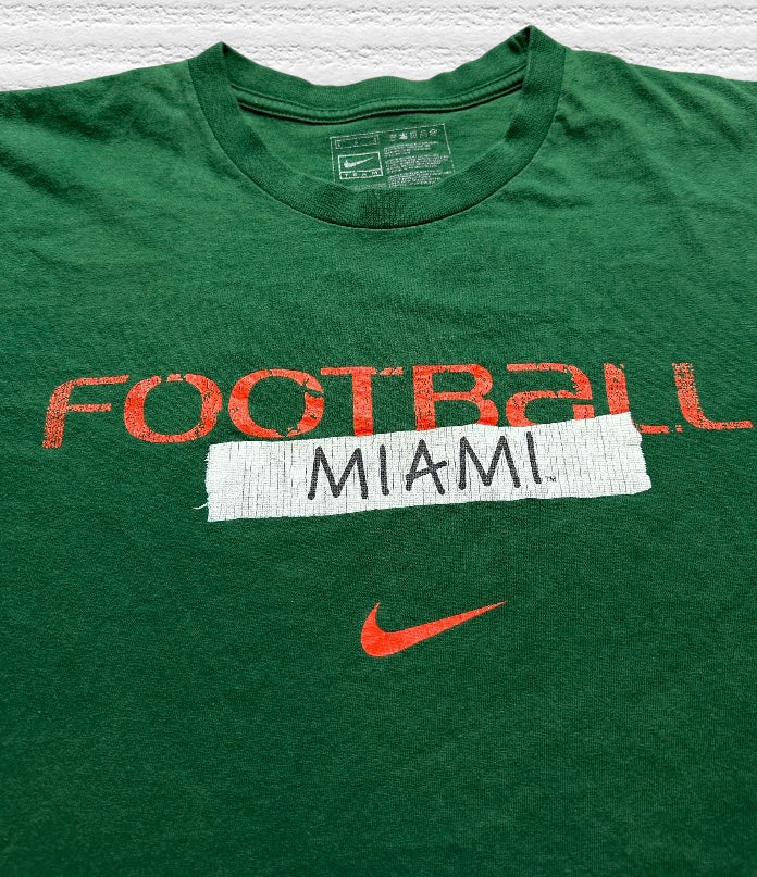 University of Miami Football Vintage Nike T-Shirt (L)