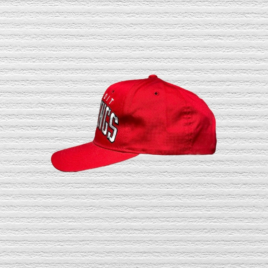 Detroit Red Wings Steve Yzerman Vintage 90s Starter Arch SnapBack Hat