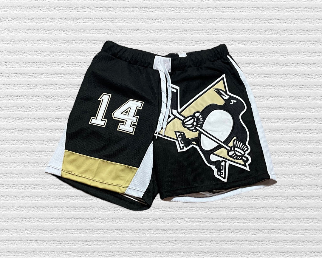 Reworked Pittsburgh Penguins Jersey Shorts (XL)