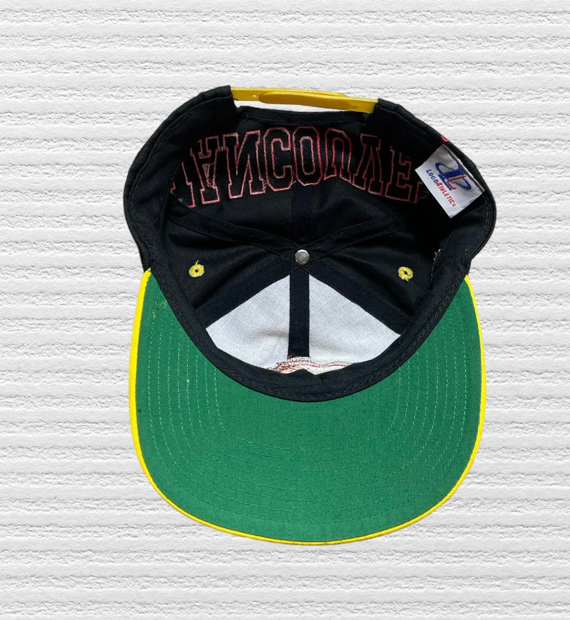 Vancouver Canucks Logo Athletic Big Logo Blockhead Snapback