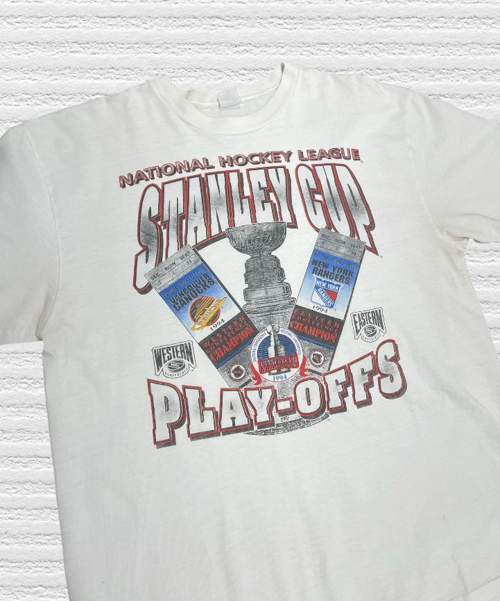 Vintage 1994 Stanley Cup Playoffs T-shirt (L)