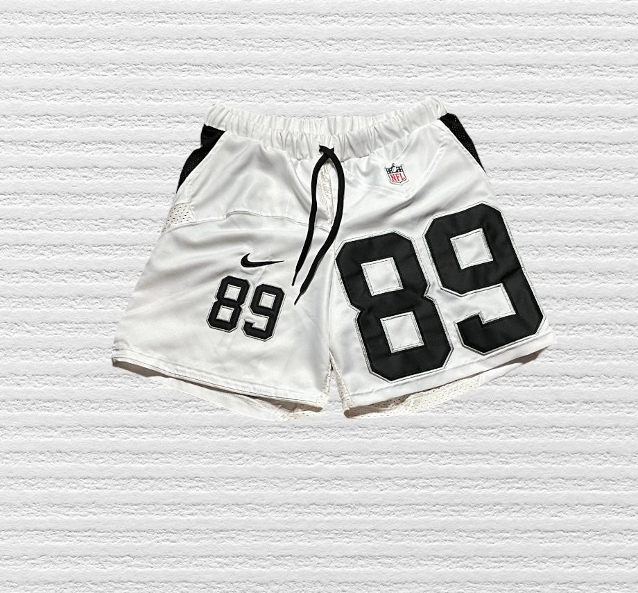 Reworked Los Angeles Raiders Jersey Shorts (L)