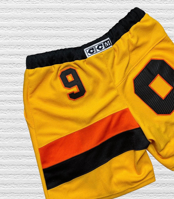 Reworked Vintage Vancouver Canucks Jersey Shorts (XL)