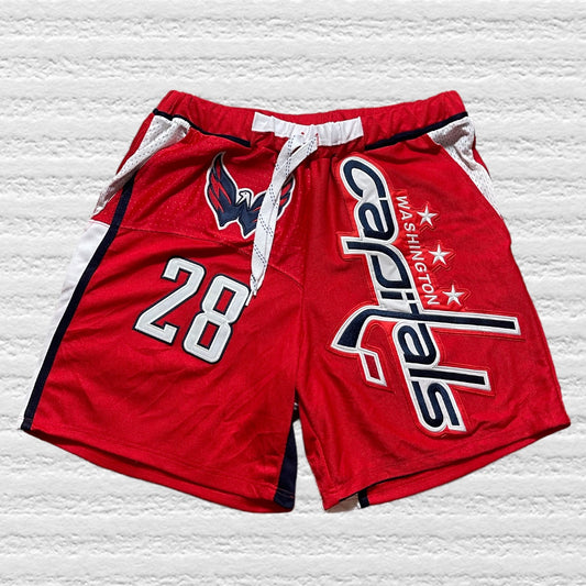 Reworked Washington Capitals Jersey Shorts