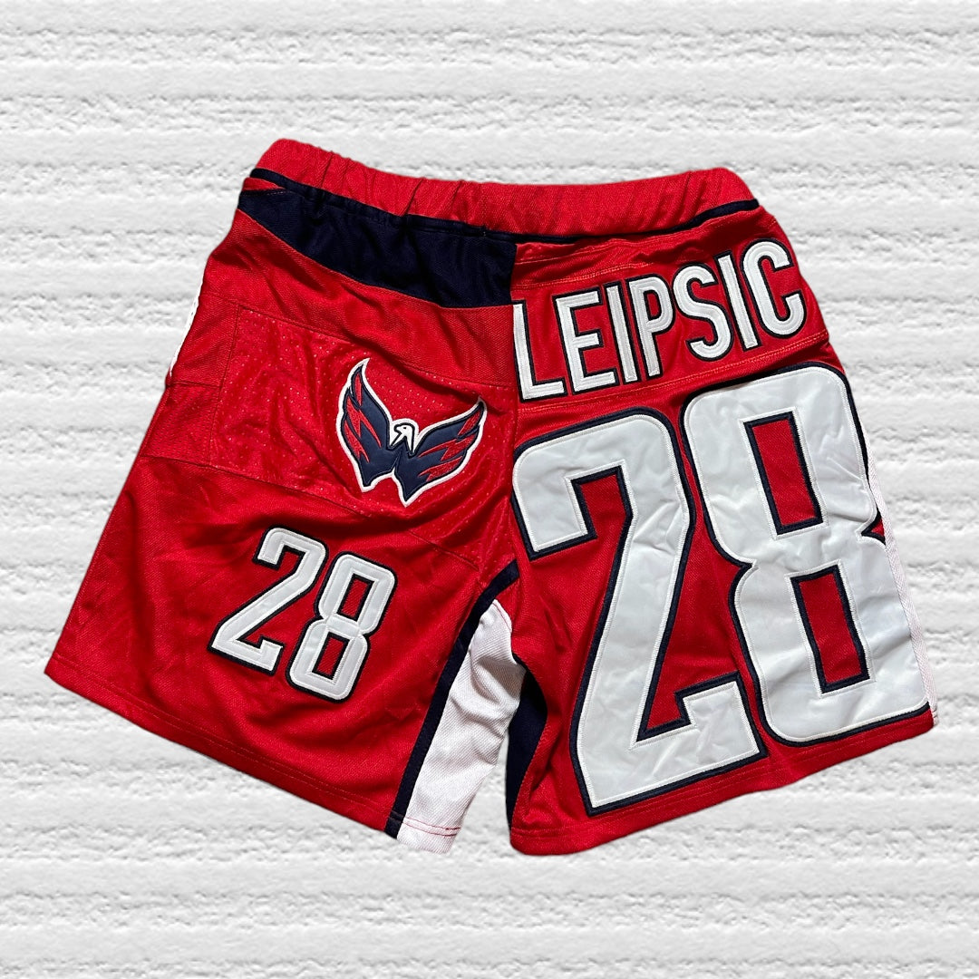 Reworked Washington Capitals Jersey Shorts