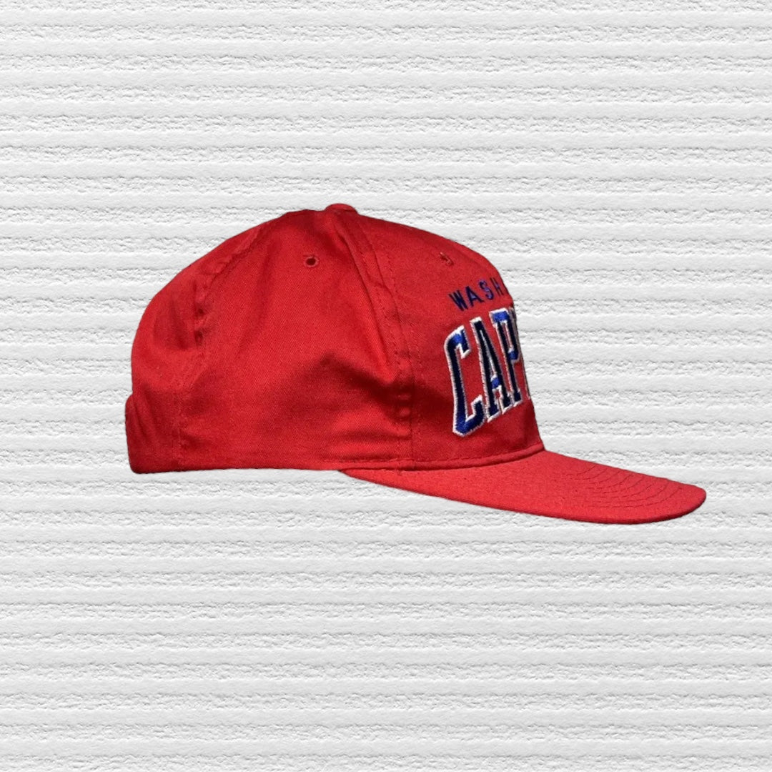 Vintage 90s Washington Capitals Arch Logo Snapback